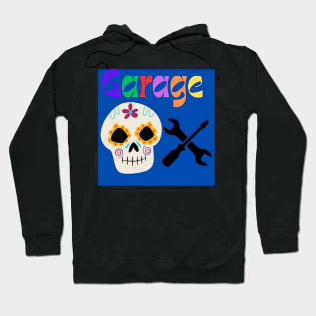 Garage Hoodie by Abstract Gallery